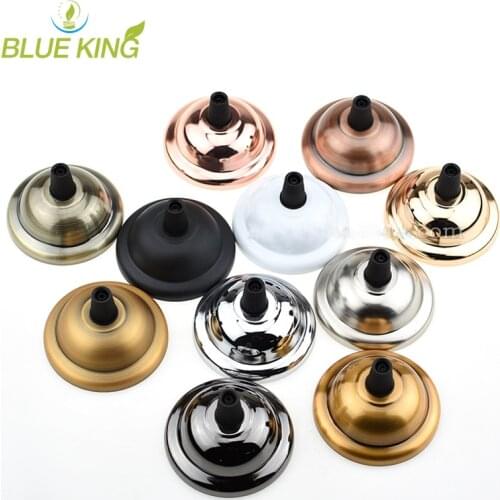 5pcs/lot metal cover UK cap plating accessories chandelier base tray lighting lamps and lanterns hardware ware ceiling mount