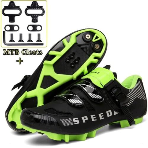 Mtb Cycling Sneaker SPD Speed Shoes Man Mountain Bike Sneakers Unisex Dirt Cleat Road Bicycle Footwear Spinning Trainers Female