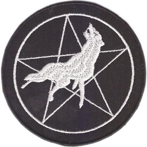 New Products Stylish cowboy patches Designs MARDUK BLACK METAL BACK PATCH