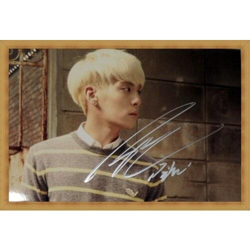 SHINEE Jong Hyun autographed hand signed original photo 6 inches free shipping K-POP H