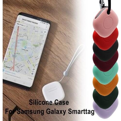 Anti-Lost Portable Silicone Protective Cover for Samsung Galaxy Smarttag Location Tracker Portable Keychain Case Earphone Case