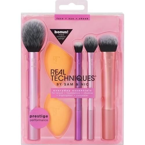 Real Techniques Everyday Essentials + Sugar Crush Miracle Complexion Sponge