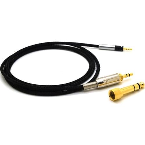 Replacement Cable For Sennheiser Headphone Momentum 1.0 2.0 Headphones Upgraded Audio Cable Cords 3.5mm to 6.35mm Jack Wire
