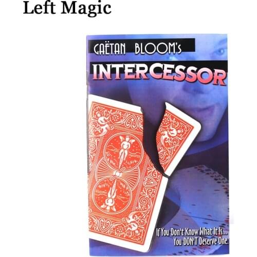 Intercessor Magic Tricks Card Corner Switch Magic Magicians Close Up Magic Gaetan BloomS FISM Props Appearing Mentalism