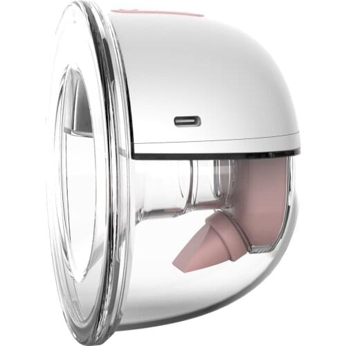 YOUHA Wearable Hands Free Electric Breast Pump Silent Invisible Breast Pump 3 Modes 9 Levels of Suction with 24mm/28mm Flange