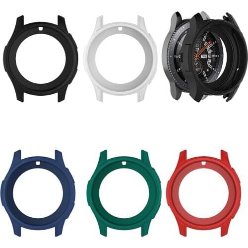 Gear S3 Frontier Case For Samsung Galaxy Watch 46mm band gear S3 Silicone Protect Cover Protective shell Watch Accessories