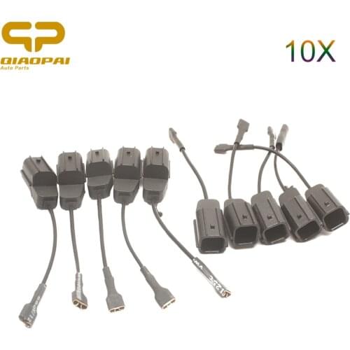 10PC Car Snail Horn Sound Electronics Disc Link Socket Conversion Plug for Honda Civic Fit CRV Odyssey SPIRIOR Car Horn Parts