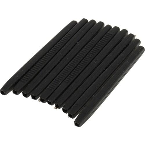 10pcs/set Silicone Rubber Eyeglasses Temple End Tips Ear Sock Pieces Tube Replacement