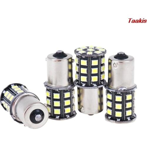 4pcs high quality 33 2835-SMD LED Bulbs Car Light Bulbs White Red Amber DC 12V Rear Turn Signal Lamp Auto Backup Reverse