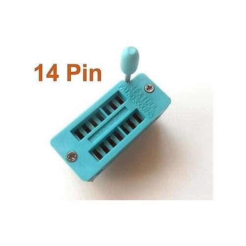 5pcs 14pin 14 Pin 2.54mm IC Test Universal ZIF Socket