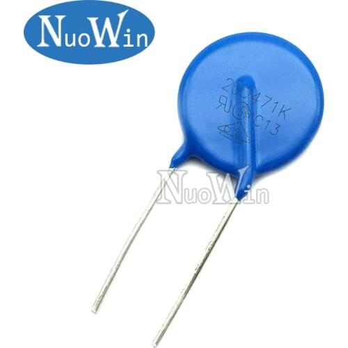 5pcs varistor piezoresistor 20D470K 20D121K 20D201K 20D221K 20D271K 20D391K 20D431K 20D471K 20D561K 20D681K 20D821K 20D102K