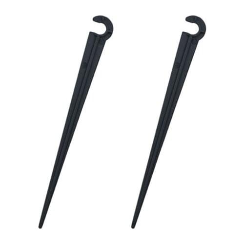 50 Pcs/Lot 11CM Durable Plastic Hook Fixed Stems Support Holder for 4/7 Drip Irrigation Water Hose System