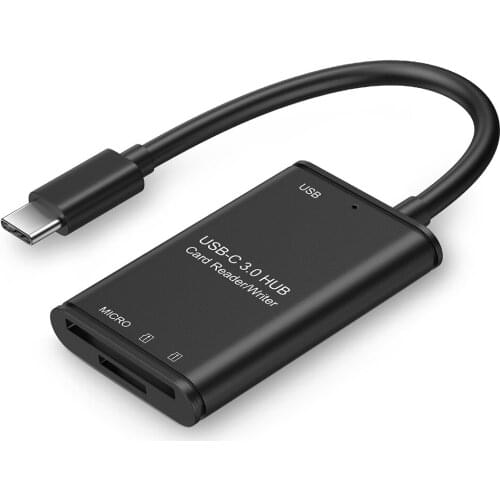 USB 3.1 Type C to USB 3.0 OTG Adapter Secure Digital Card Secure Digital TF Memory Card Reader for Laptop Tablet Smartphone
