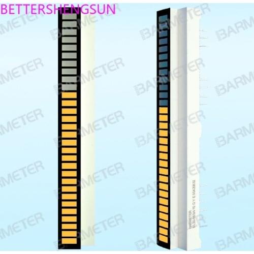BL30-6605S factory direct sales 30 segment 66mm long yellow LED light bar display device