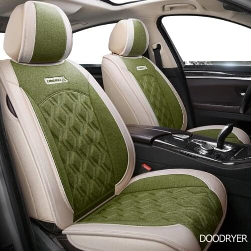 DOODRYER flax car seat covers for chevrolet epica lacetti lanos malibu xl niva optra orlando Automobiles Seat cars
