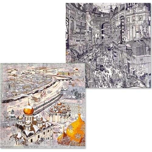 100% pure Silk Scarf 90cm Silk Scarf Top luxury designer Manual Scarfs 90x90 Designer Satin Scarves Foulard En Satin 90cm