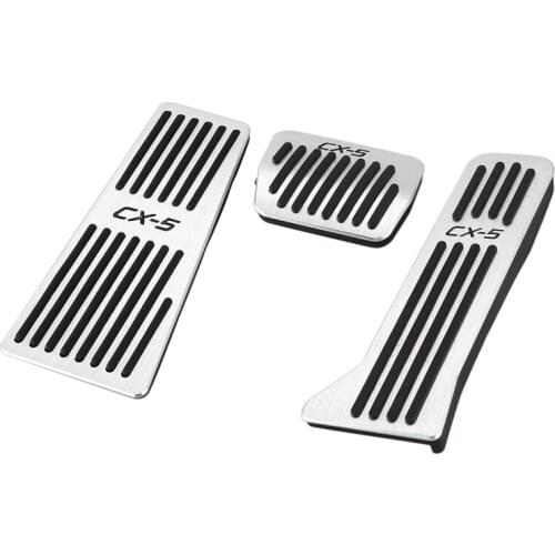 For Automatic File Mazda Cx5 Cx-5 2017 2018 Car Accelerator Oil Footrest Pedal Plate Throttle Brake Treadle Interior Accessori