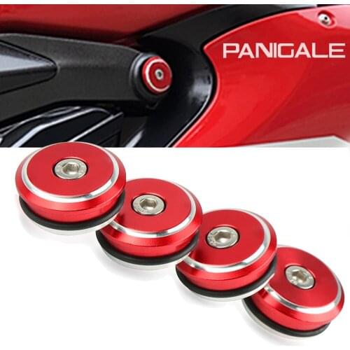 For Ducati 899 959 1199 1299 Panigale S 1199Panigale S 2012-2017 2016 2015 Frame Hole Cap Plug Frame Insert Cover Panigale V4
