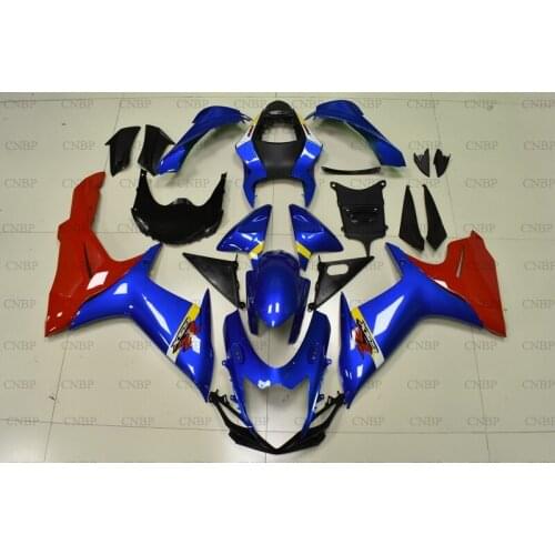 GSXR 750 2011 - 2015 K11 Abs Fairing GSX R 600 2011 Fairing Kits GSXR 750 2014 Blue Red Bodywork