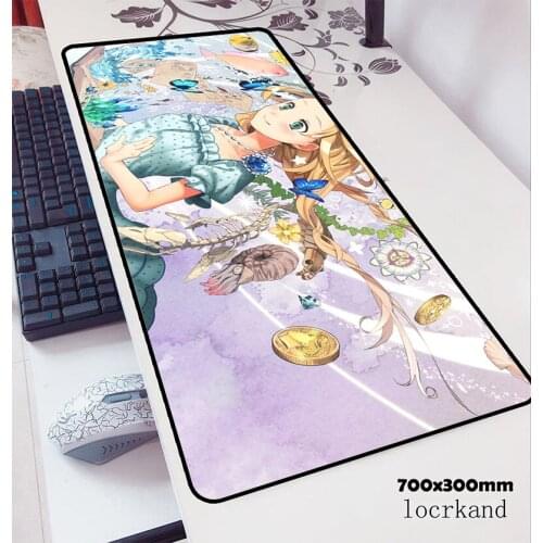 Alice mouse pad 700x300x3mm big pad mouse notbook computer padmouse High quality gaming mousepad gamer to keyboard mouse mats