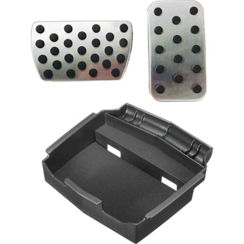 Multifunction Central Storage Box for Honda CRV 2012-2016 & Car Foot Gas Brake Pedal Pad Cover for Honda Civic Accord