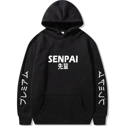Fashion Hoodie Fleece Sweatshirt Japanese Streetwear Harajuku Black White Print Men Women Hip Hop Hoody Pullover Plus size S-3XL