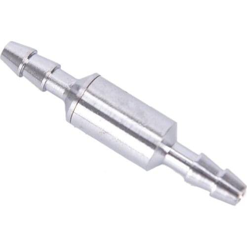 1pc Stainless Steel CO2 Check Valve One Way For Aquarium CO2 Diffuser Regulator