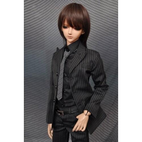 1/4 1/3 scale BJD clothes Striped Suit coat + shirt + pants for BJD doll accessories ID72,without doll,shoes,wig and other A0815
