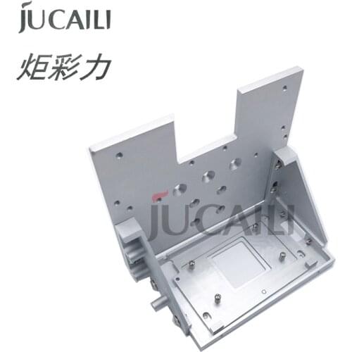 Jucaili good price printer single head frame convert for xp600 dx5 dx7 5113 print head carriage parts bracket head holder plate