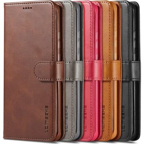 Luxury Anti-Shock Flip Magnetic PU Leather Phone Cover For Huawei P40 Pro Wallet Card Slots for Huawei P40 Case