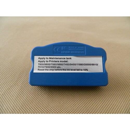 Chip resetter for epson 7900 9900 7890 9890 maintenance ink tank / waste ink tank
