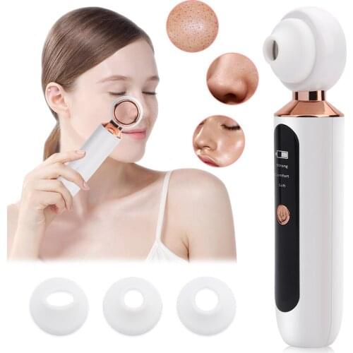 Visible Blackhead Remover Magnifier Led Light Vacuum Pore Deep Cleaner Blackead Cleaning Acne Removal Device Face Beauty Tools