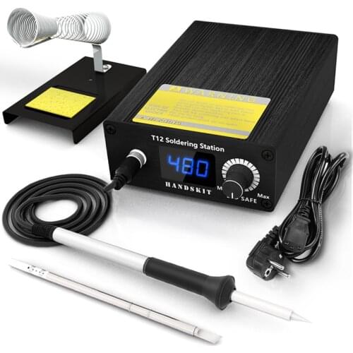 T12 Soldering Infrared Station Soldering Station Portable Bga Rework Station With Soldering Tips Welding Tools