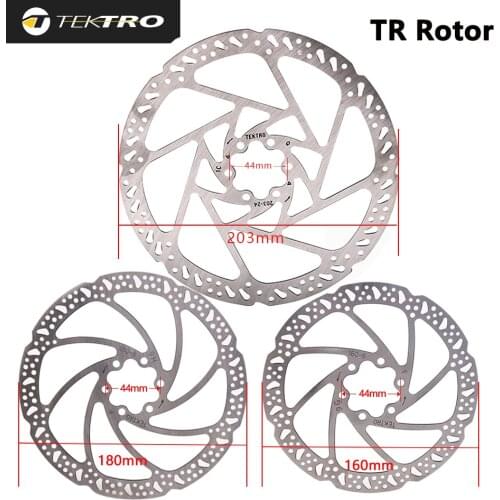 TEKTRO Bike Rotor 160mm 180mm 203mm Mountain Bicycle Hydraulic Disc Brake Rotors Boxed For MTB Road Foldable Cycling