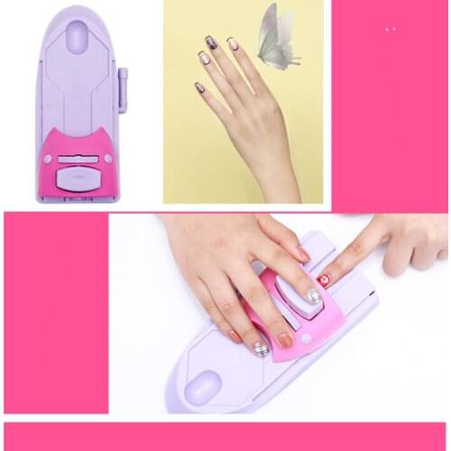 Fingerprint Device Express Salon Nail Art Printing Device Nail Art Device Fingerprint Machine Nail Stamping Kit Nail Decoration