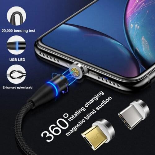 Honor 9A 9S 9X Phone Charger Magnetic 3A Fast Micro USB Type C Cable For Huawei P Smart Z 2021 Xiaomi 11 Mi Poco M3 Redmi 9 9AT