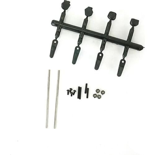 Rearview Inverted Mirror Bracket Frame Holder Mount Stand for Tamiya 1/14 Engineering Vehicle for BENZ 3348 3363 RC Car Parts