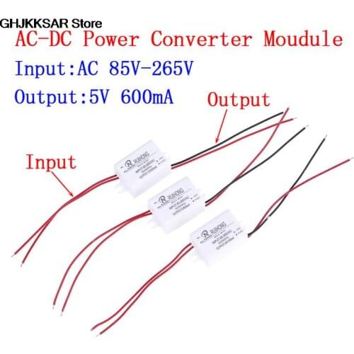 1pc AC-DC Power Supply Module AC110V 220V 230V To DC 3.3V 5V 12V Mini Buck Converter