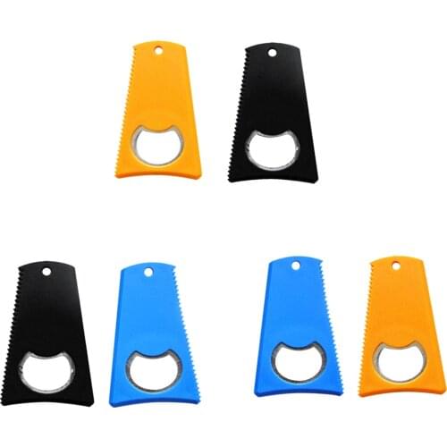 2 Pieces Surfboard Surf Board Surfboard Skimboard Wax Comb Clean Tool Bottle Opener Wax Comb Remover Clean Maintenance Tool