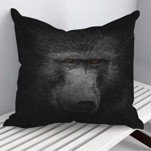 BABOON PORTRAIT Throw Pillows Cushion Cover On Sofa Home Decor 45*45cm 40*40cm Gift Pillowcase Cojines Dropshipping