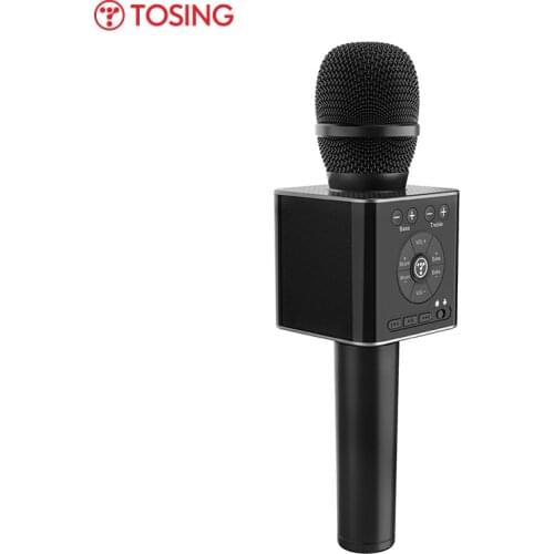 Tosing 04 Wireless Karaoke Microphone Bluetooth Speaker 2-in-1 Handheld Sing Recording Portable KTV Player for iOS/Android vs Q9