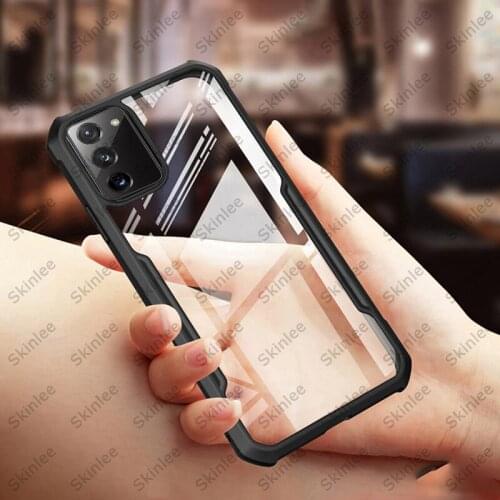 Case For Samsung A03S A02S Official Original Shockproof Clear With Soft Frame For Samsung Galaxy S20 S21 FE Cover