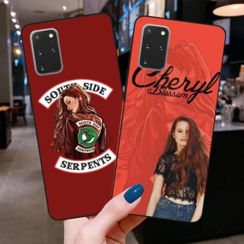 TV Riverdale Cheryl Blossom Phone Case for Samsung S20 plus Ultra S6 S7 edge S8 S9 plus S10 5G lite 2020