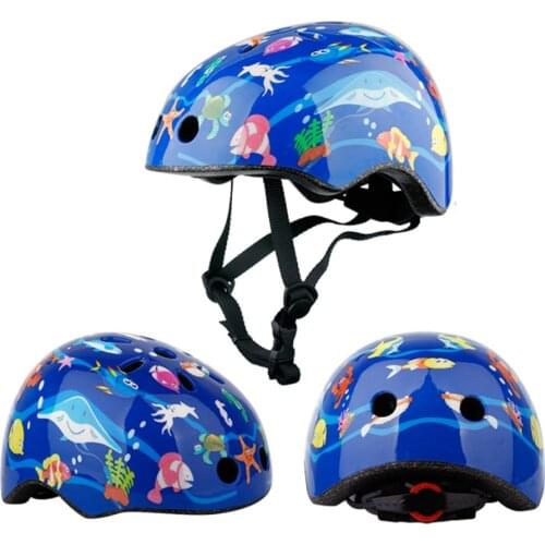 Kids Bike Cute Helmet Age 3-7Y Boys Girls Adjustable Sports Helmets Children Cycling Skating Scooter Safety Hemet