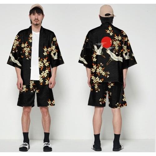 Japanese Kimono Haori Yukata 3D Printing Cosplay Women/Men Fashion Summer Casual Cool Short Sleeve Streetwear
