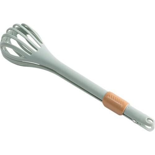 Kitchen Accessories Multifunctional Whisk Food Clamp Whisk Household Baking Tools Dual-Purpose Claw Spoon Green