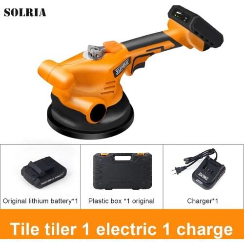 220V Tiling Tiles Machine Automatic Tile with Silicone Vibration Head Vibrator Suction Cup Floor Laying Machine Leveling Tools