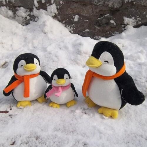 Cartoon toy scarf penguin plush toy, high quality goods,Christmas gift h17