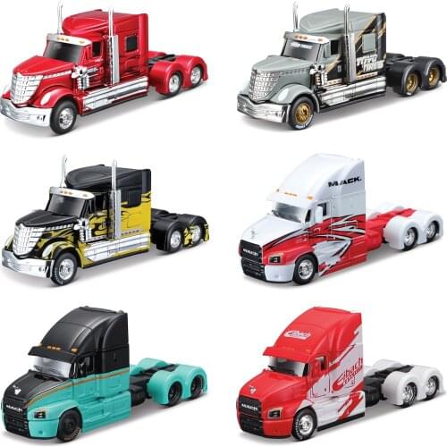 Maisto1:64 Big Rig Vehicle Set Series Die Cast Collectible Hobbies Motorcycle Model Toys