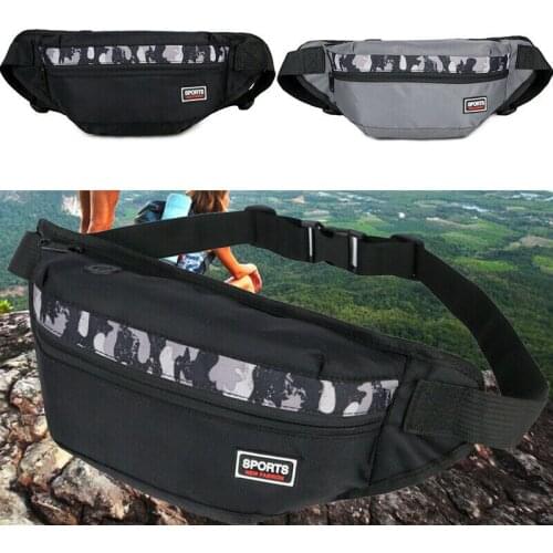 2019 Newest Hot Camouflage Travel Bum Bag Fanny Pack Waist Bag Zipped Outdoor Sports Shoulder Bag Pouch